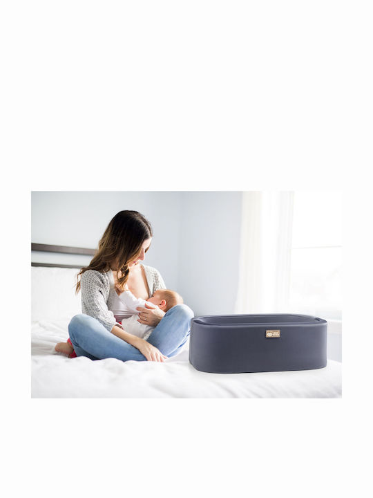 Hanah Home Λίκνο με Στρώμα Black-White
