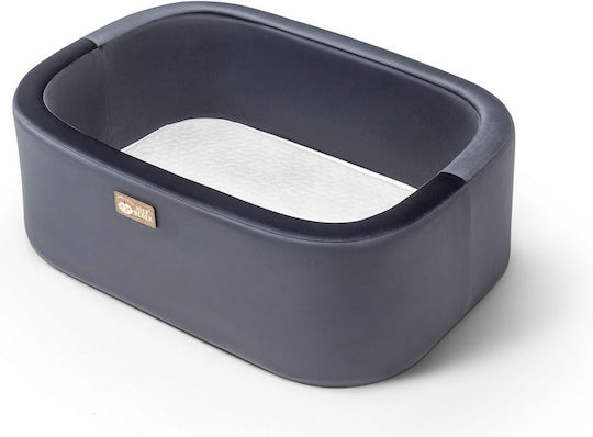 Hanah Home Wiege mit Matratze Black-Silver