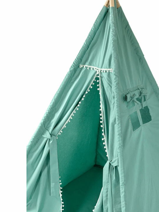 Velvet White Cort pentru Copii Indian Verde