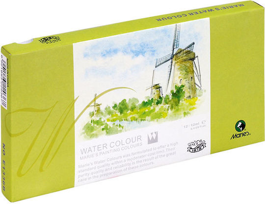 Сет акрилни бои за живопис Aquamarine Paints 12мл 1бр