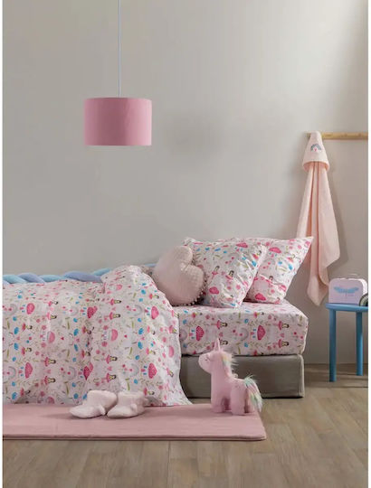 Palamaiki Duvet Crib Cotton My Kingdom Pink 110x150cm