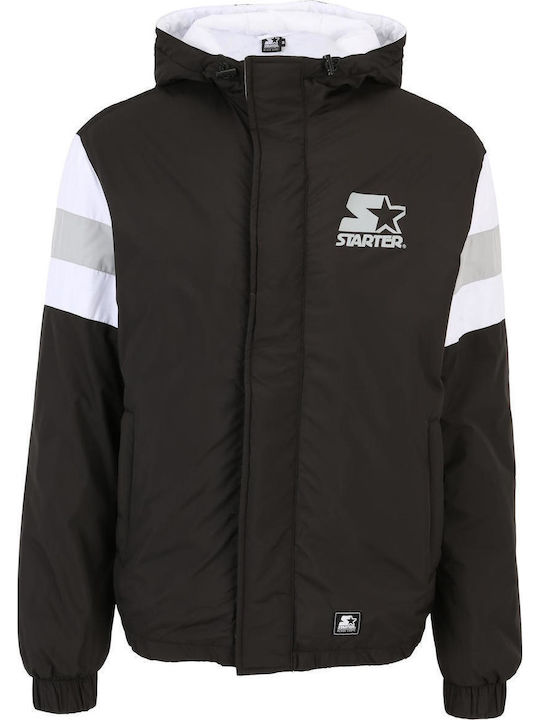 Jacke Winddicht Black/lightasphalt/white