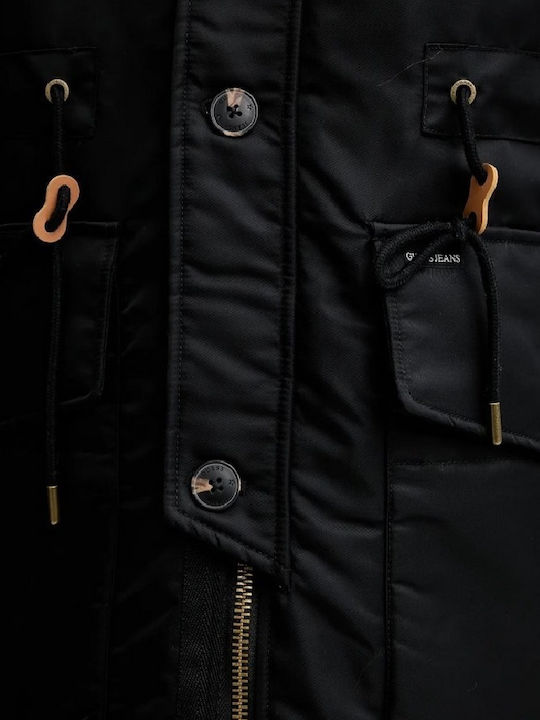Geacă Parka De Iarnă Neagră