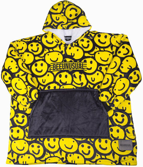 Bee Unusual "bee Fxxxing Unusual" Hooded Poncho Blanket Junior Multicolour
