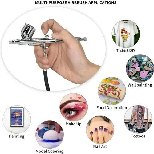 Airbrush BT-19B Airbrush 7ml 1.73bar with Injector 0.2mm and 0.5mm Set
