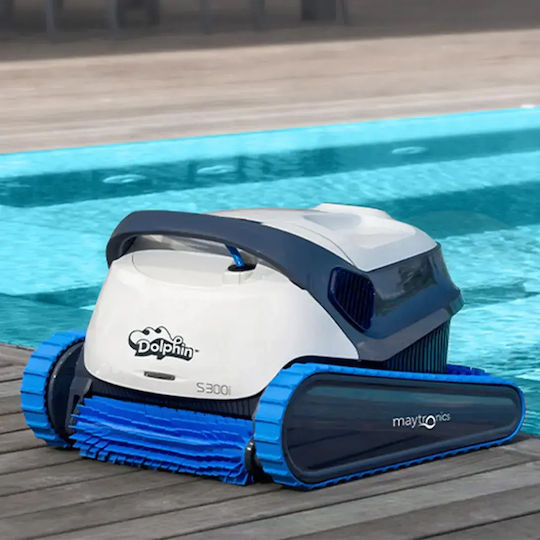 Dolphin S 300i Wired Robotic Pool Cleaner Bottom Walls Waterline For Pools Length Up To 12m