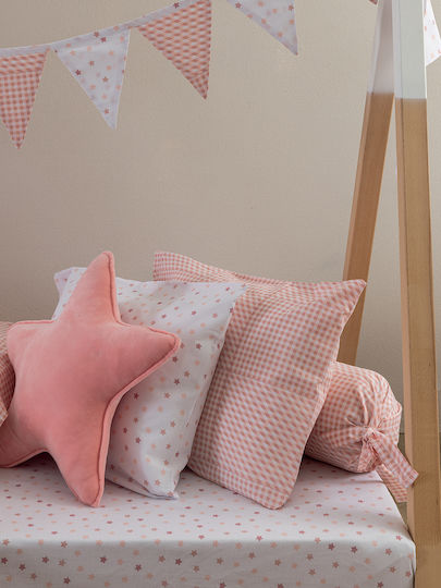 Palamaiki Kids Cotton Pillowcase Set 52x72cm Pink