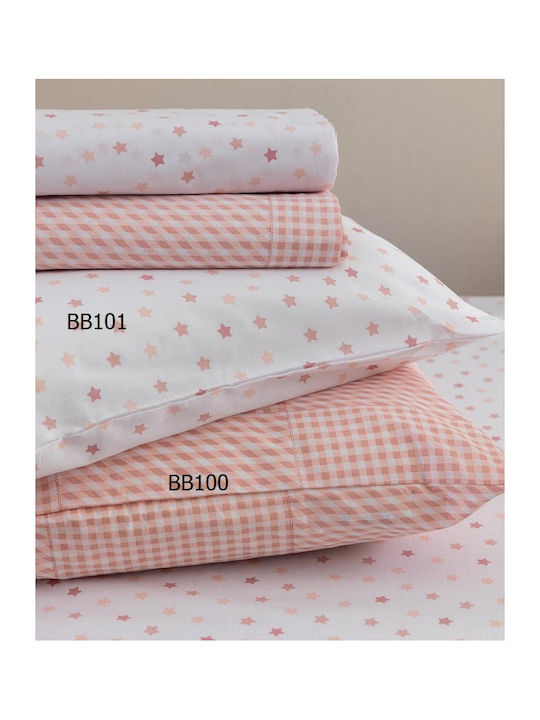 Palamaiki Kids Cotton Pillowcase Set 52x72cm Pink