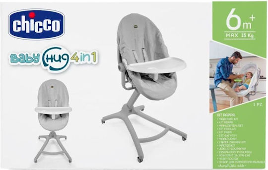 Chicco High Chair Cover Baby Hug 4 in 1 in Gray Color