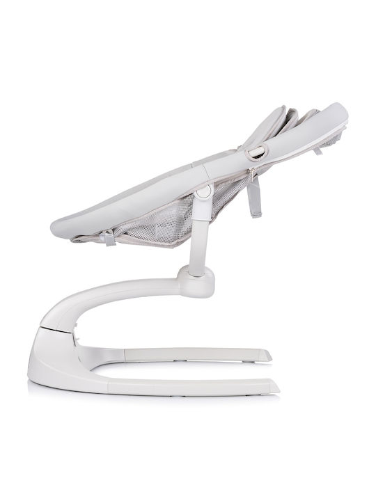 Chipolino Electric Relax pentru Bebeluși Leagăn cu Muzică Gri pentru Copil până la 9kg