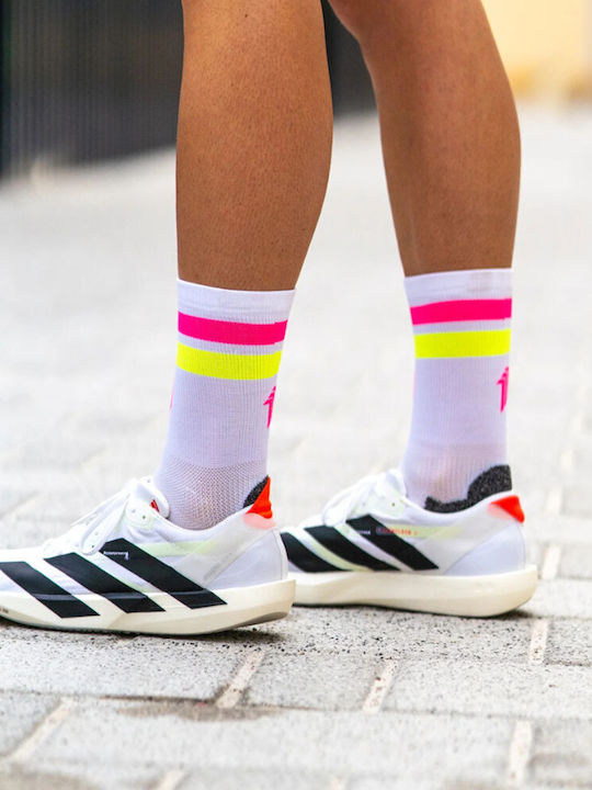 Sporcks Running Κάλτσες Λευκές 1 Ζεύγος