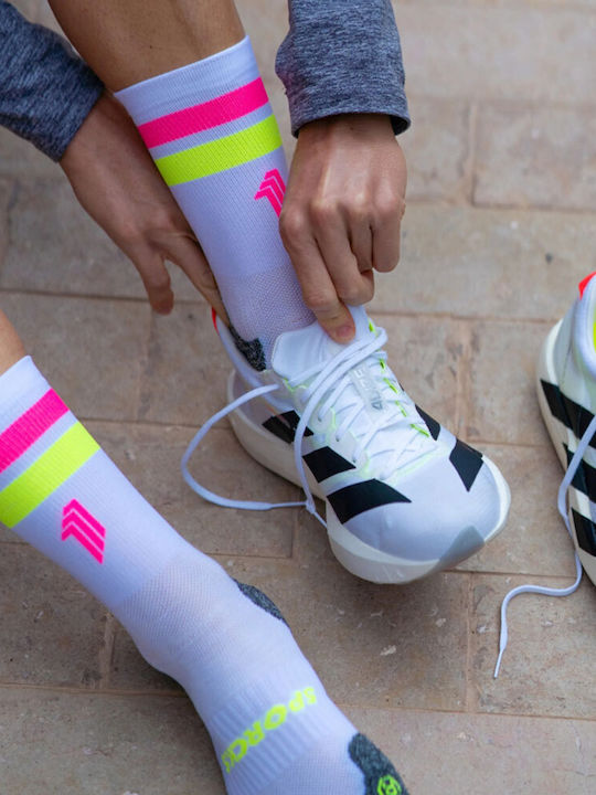 Sporcks Running Κάλτσες Λευκές 1 Ζεύγος