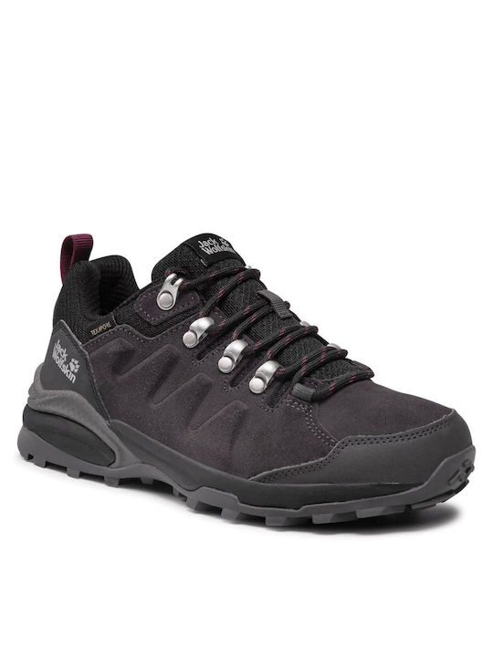 Jack Wolfskin Refugio Texapore Γυναικεία Ορειβατικά Παπούτσια Γκρι