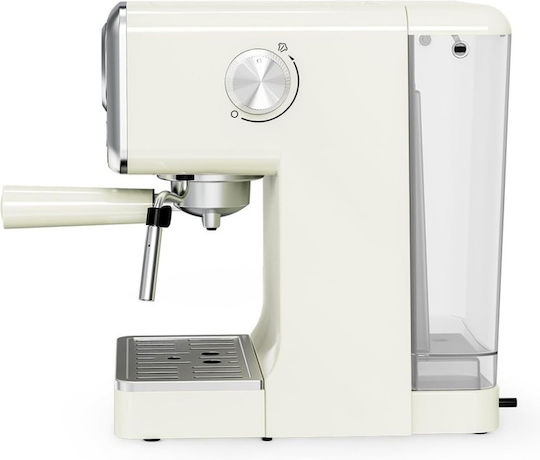 Μηχανή Espresso 1400W Πίεσης 15bar Μπεζ J-2709