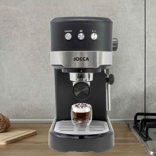 Μηχανή Espresso 1100W Πίεσης 20bar Μαύρη J-2377