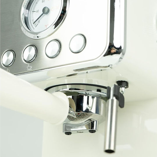 Μηχανή Espresso 1400W Πίεσης 15bar Μπεζ J-2709