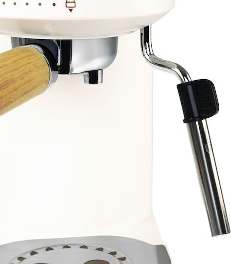 Μηχανή Espresso 1400W Πίεσης 20bar Μπεζ