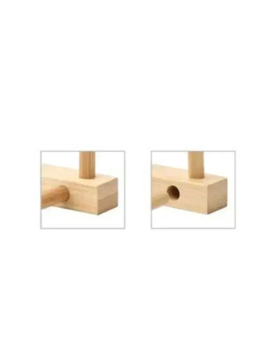 Wooden Cabinet Dish Rack 29x12.5x10.5cm Brown