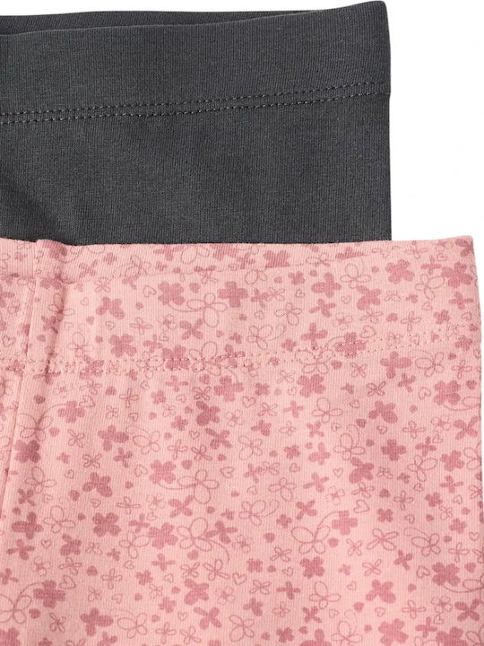 Kids Leggings Set Long Dark Grey
