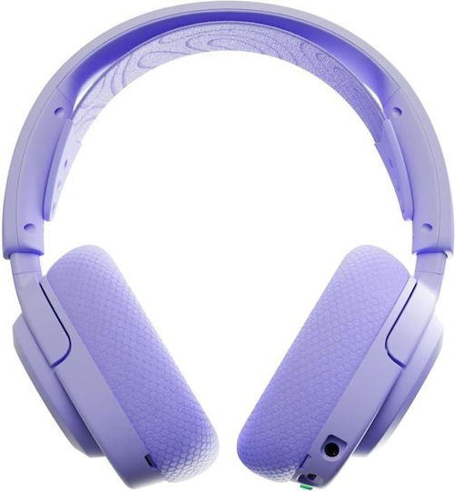 SteelSeries Arctis Nova 3X Over Ear Gaming Headset με σύνδεση Bluetooth / USB Μωβ for PC / PS4 / PS5 / XBOX