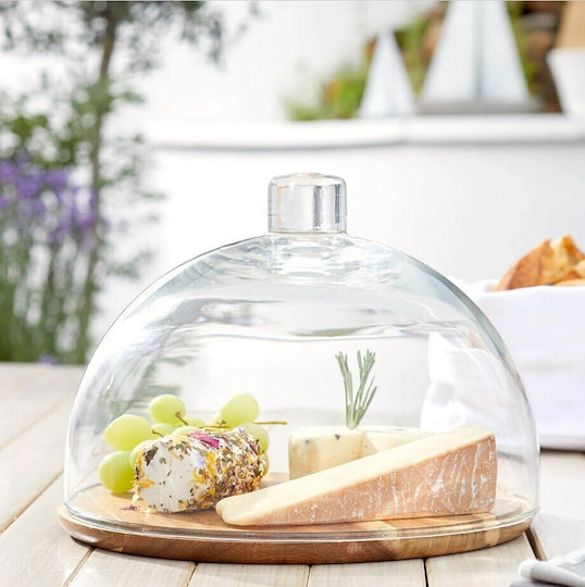 Leonardo Cucina Farfurie de brânză Lemn Transparent 1pcs