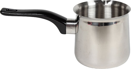 Homestyle Coffee Pot made of Stainless Steel Ν.4 in Silver Color