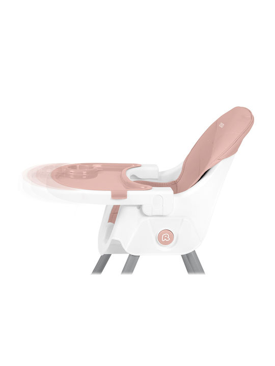 Ricokids Mani Baby Hochstuhl 3 in 1 Mit Höhenverstellbar Rosa