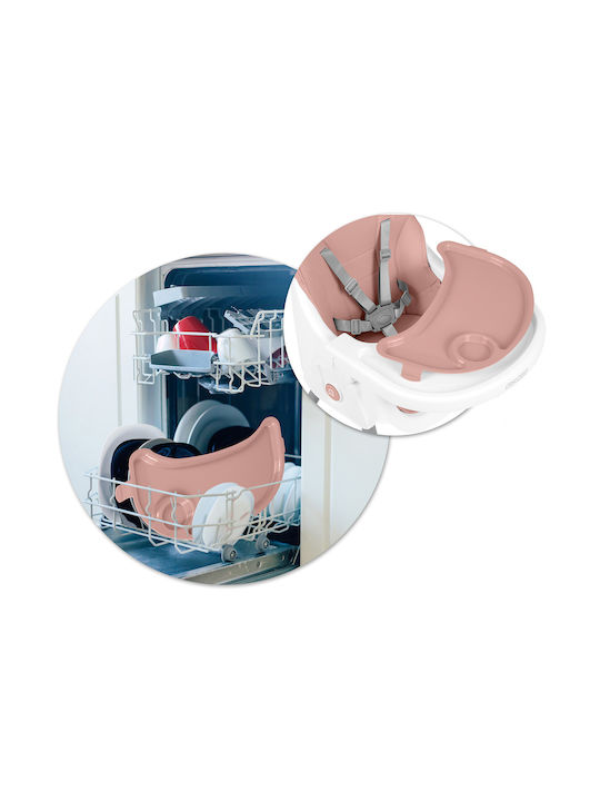 Ricokids Mani Baby Hochstuhl 3 in 1 Mit Höhenverstellbar Rosa