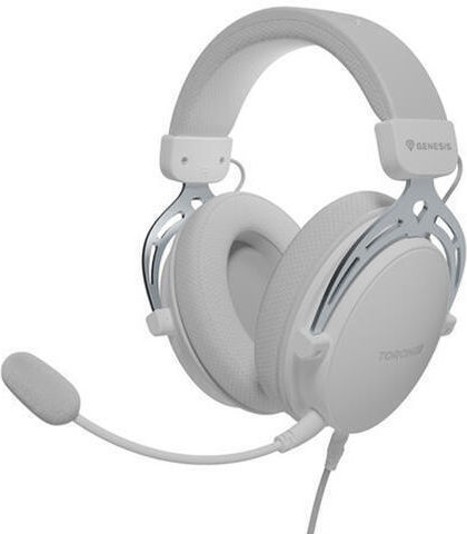 Genesis Toron 531 Over Ear Gaming Headset με σύνδεση 2x3.5mm Λευκό
