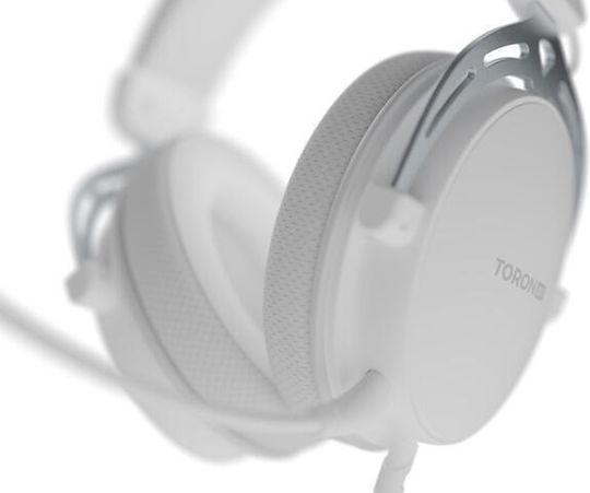 Genesis Toron 531 Over Ear Gaming Headset με σύνδεση 2x3.5mm Λευκό