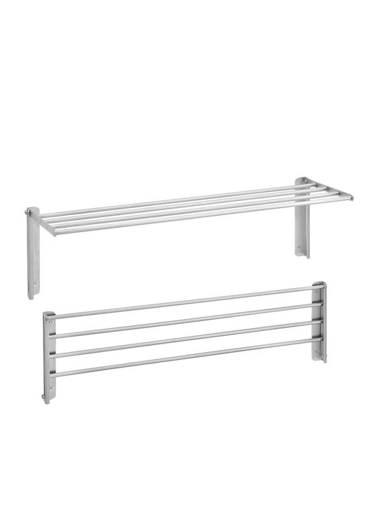 Bronze Art Folding Wall Metallic Clothes Drying Rack 23x61cm