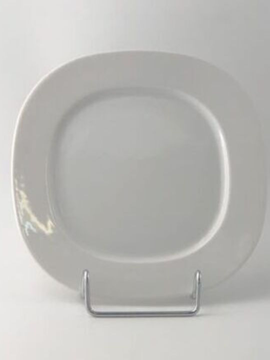 Emfasi Teller Wüste aus Porzellan Weiß mit Durchmesser 20cm 6Stück