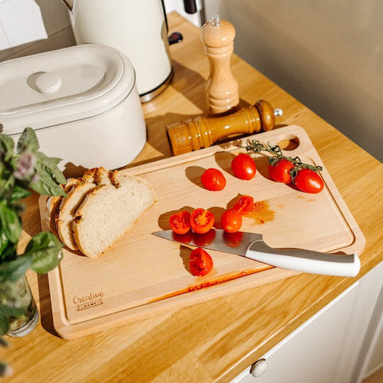 Creative Home Large Wooden Cutting Board Meat 42 X 24.5 X 1.5 Cm Cutting Board Groove
