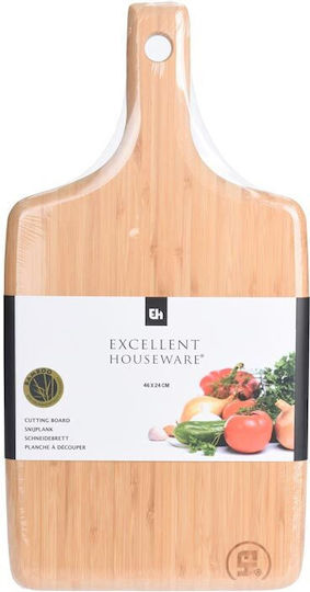 Excellent Houseware Rectangular Bamboo Chopping Board Brown 46x24cm