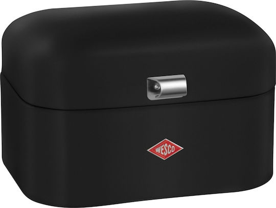 Wesco Metallische Schwarze Brotbox 28x21,5x17cm