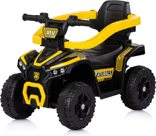 Chipolino Mașină Ride On Cu Mâner Pentru Părinți Pentru 3+ Luni Cu Sunete Galbenă