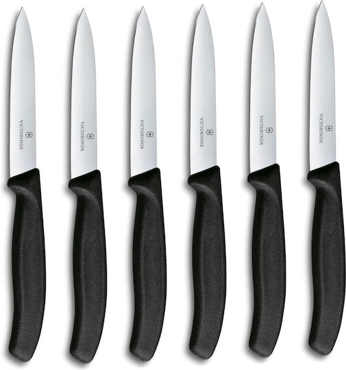 Victorinox Swiss Classic Messer Allgemeine Verwendung aus rostfreiem Stahl 10cm 6Stück