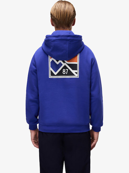 Φούτερ με Κουκούλα Royal Blue