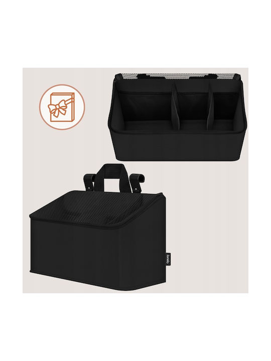 Lionelo Kinderzimmer-Aufbewahrungskörbe Kinderbett-Set Schwarz