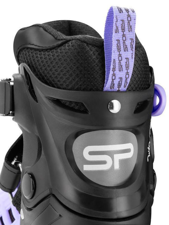 Spokey 4in1 Inline Adjustable Rollers Black Ενηλίκων/Παιδικά