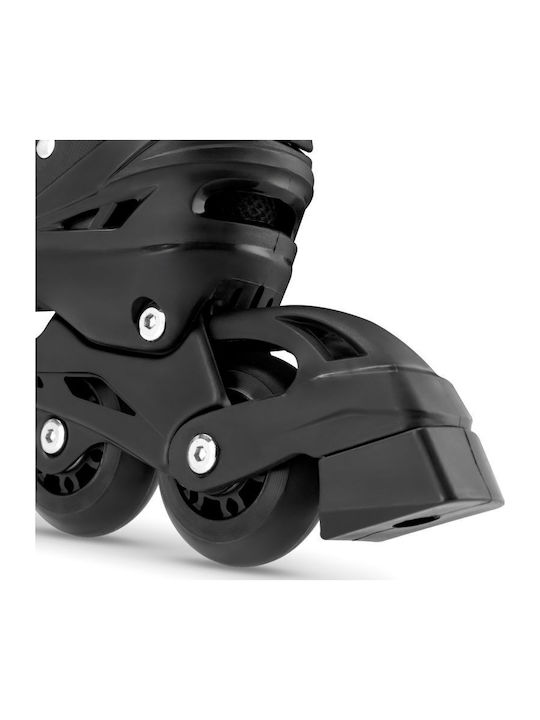 Spokey 4in1 Adult Adjustable Inline Rollers Black