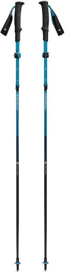 Black Diamond Pair of Compact Carbon Fiber Trekking Poles Distance Black 364gr