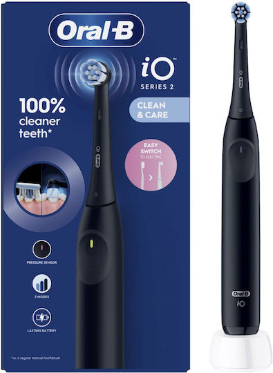 Oral-B Io 2 Electric Toothbrush with Pressure Sensor Black