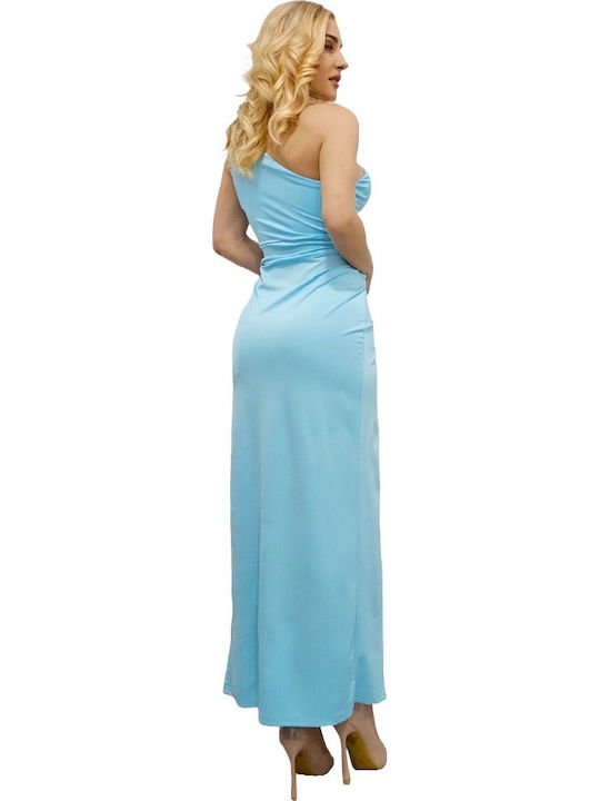 Sommer Maxi Abendkleid Baby Blue