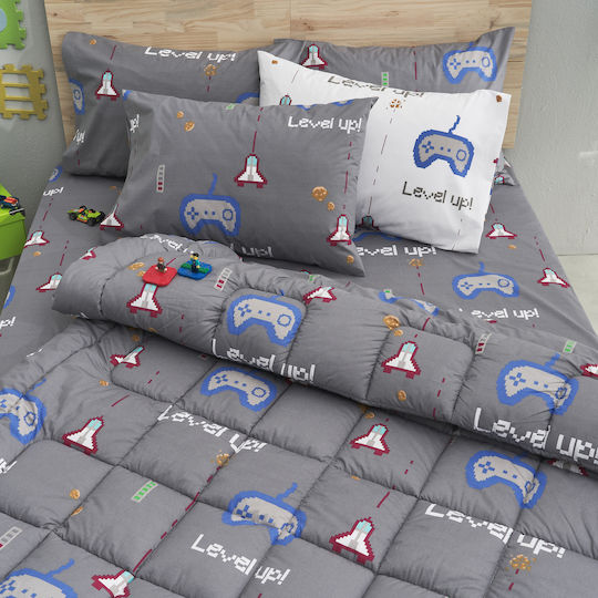 Charalambidis Textiles Kids Duvet Single Gray 160x230cm
