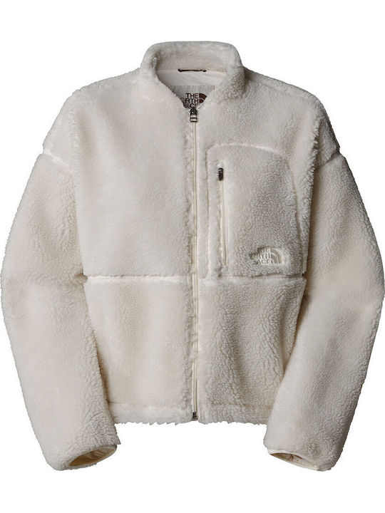 Pile Women's Short Lifestyle Jacket for Winter White Dune