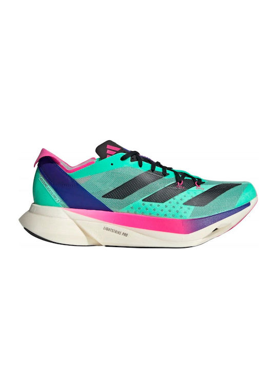 Adizero Adios Pro 3.0 Sportschuhe Laufen Pulse Mint / Core Black / Lucid Blue