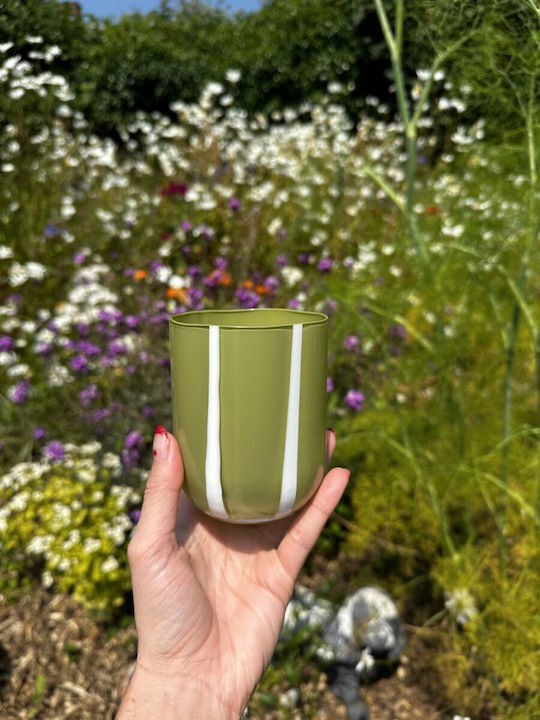 Maegen Glass Cocktail/Drinking made of Glass in Green Color