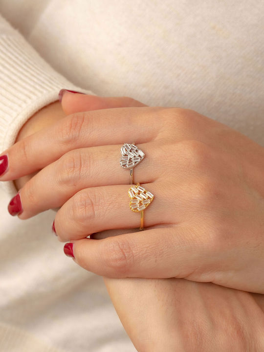 Excite-Fashion Women's Gold Plated Silver Ring Excite-Fashion Women's Gold Plated Silver Ring