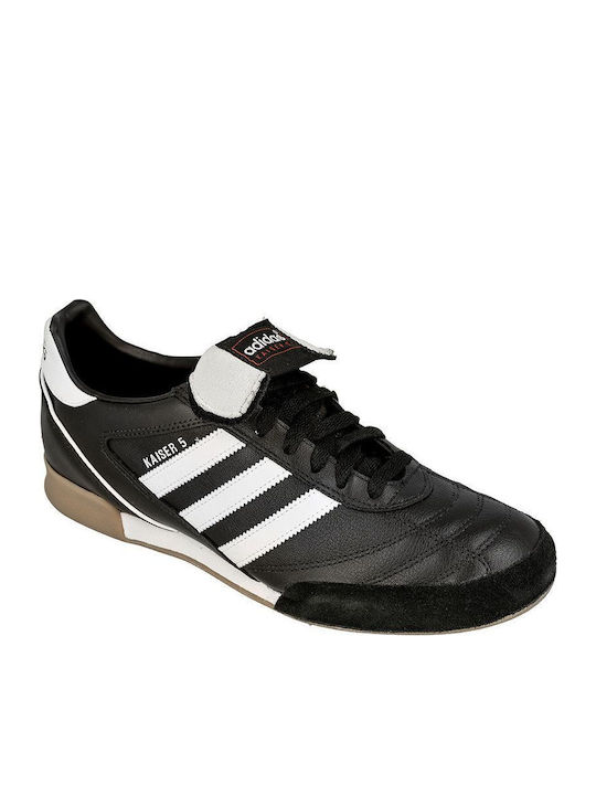 adidas Kaiser 5 Goal Leather Футболни Обувки Зала Черно / Бели Обувки / Няма